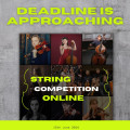 Extended Deadline: String Competition Online, 6th edition