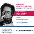 Annual Violin Course  M° P. Vernikov - S. Makarova - I. Volochine