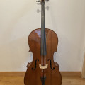 Excellent German cello, circa 1890, with 2 bows and BAM hardcase, new strings