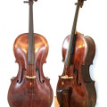 Jacobus Stainer 1663 (per label) German antique cello with beautiful sound