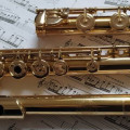 Flute Muramatsu silver plated gold serial number: 35221, with Faulisi gold Headjoint