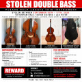 Stolen Double Bass in London