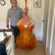 Eberhard Meinel 3/4 Solid Wood Orchestral Double Bass, Bows & Case, , ,