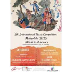 5th International Music Competition Małopolska 2025