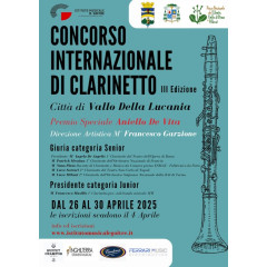 Concorso Internazionale di Clarinetto III ed. Vallo della Lucania