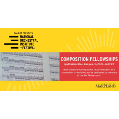 National Orchestral Institute + Festival - Composition Academy