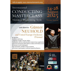 The intensive Masterclass with Maestro Neuhold Vienna