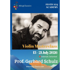 Violin Masterclass with Gerhard Schulz | MingClassics Festival 