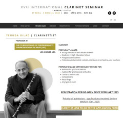 XVII International Clarinet Seminar