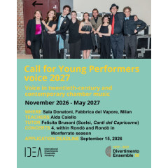 Call For Young Performers voice 2027