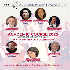 Cantoalato Academic Course 2025