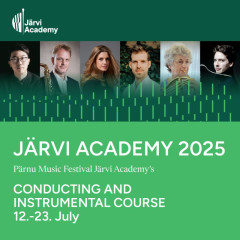 Järvi Academy 2025 International Masterclasses for instruments