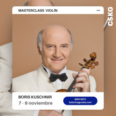 Maestro Boris Kuschnir in Madrid, Spain - Violin Masterclass