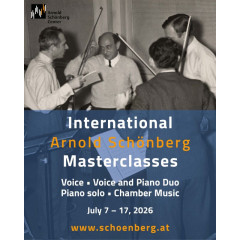 International Arnold Schönberg Masterclasses 2026
