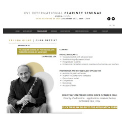 XVI International Clarinet Seminar