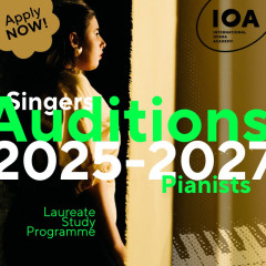 International Opera Academy - Audition Singers 2025-2027