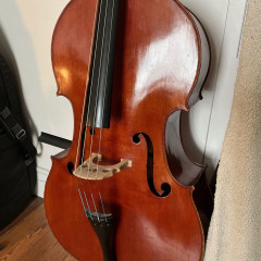 Contrebasse Thibouville Lamy modèle "Sainte Cécile", 