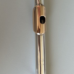 Mancke Headjoint, Silver 14K Lip, Platinum Riser,