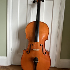 4/4 Andreas Zeller cello and SKB case for sale,