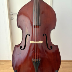 Bohemian double bass ca. 1920 – fully restored, 
