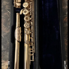 Sanyo Gold Flute with Lafin Headjoint,