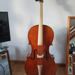 Modern "Baroque" Cello, Rudolph Fiedler (Czech), 2002,