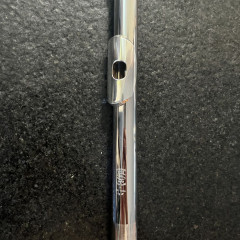 Haynes Platinum Headjoint with 14k Riser and Silver Lip Plate,