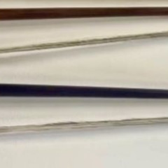 Baroque cello bows,