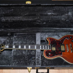D'Angelico Deluxe Atlantic Single Cutaway HH - Matte Walnut,