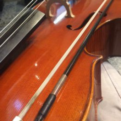 Stolen Cello With 2 Bows,