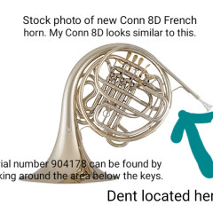 Conn 8D Nickel Silver S/N 904178,